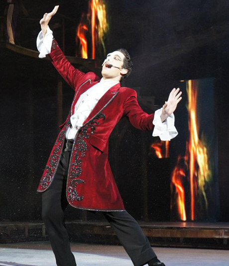 Joel Parnis as the Phantom of the Opera